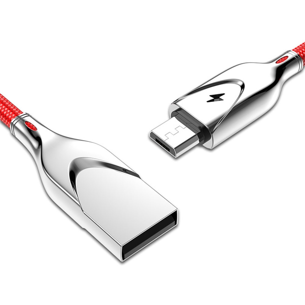 Cáp Sạc Micro USB Cho Smartphone Android 1 Mét Cáp vải dù siêu bền