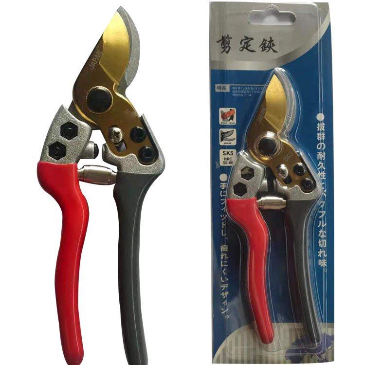 Kéo cắt cành l lưỡi thép SK-5 lươi vàng