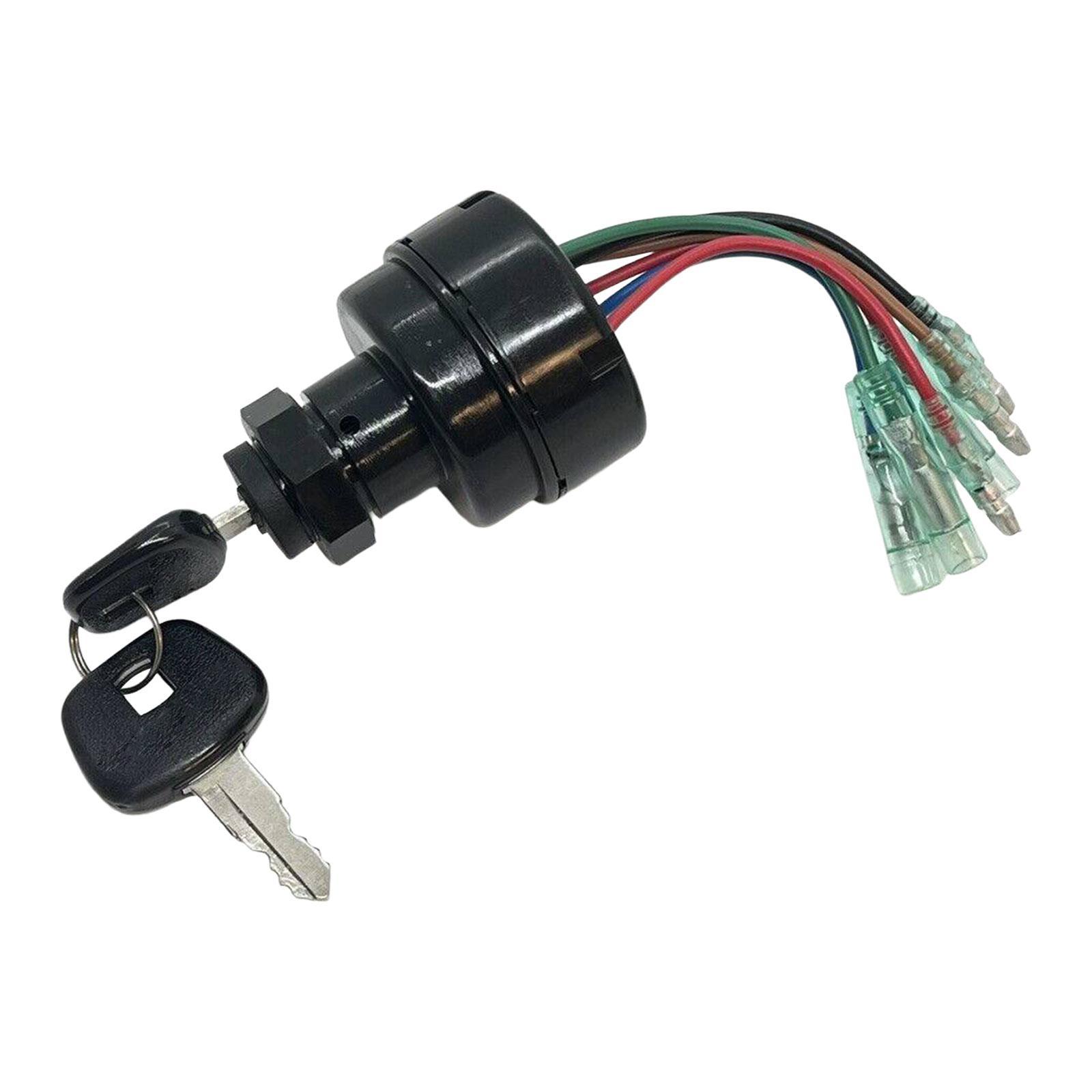 Ignition Switch 353-76020-3 for Outboard Remote Control Box, Boat Engine, for RC5F RC5C, Easy Installation, Durable Replaces
