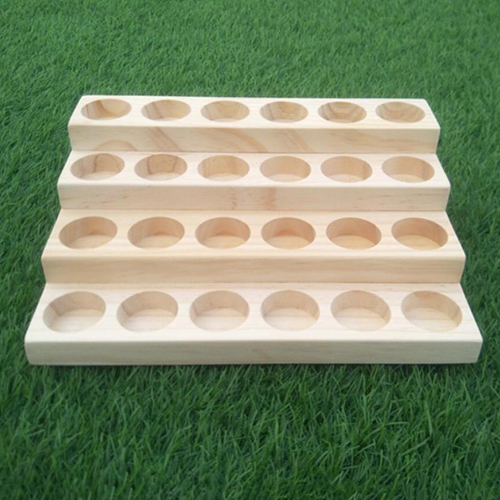 Essential Oil Storage Rack Display Stand  Wood Rack Holder 06