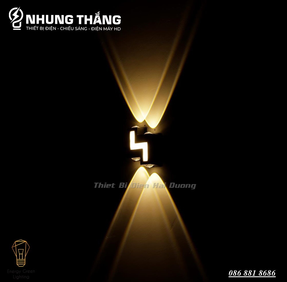 Đèn Hắt Tường Chống Nước DT-6031,DT-123-9CN - Thân Nhôm - Chip Led Siêu Sáng - Có Video