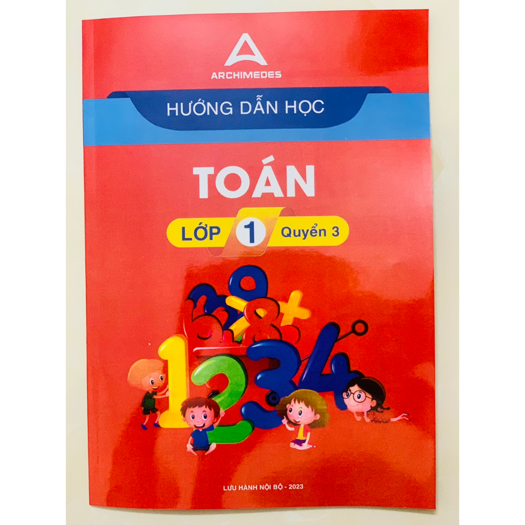 Sách - Combo 4 cuốn Hướng dẫn học toán lớp 1 (của trường Archimedes school)