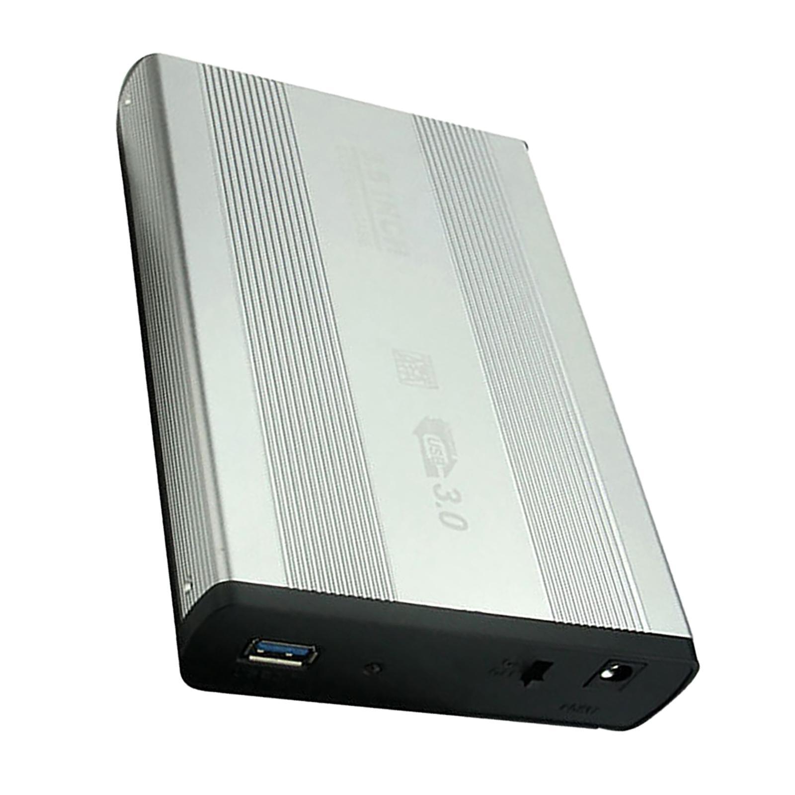 2x USB 3.0 to SATA External 3.5 inch HDD Case Dock Hard Disk HD SSD Box