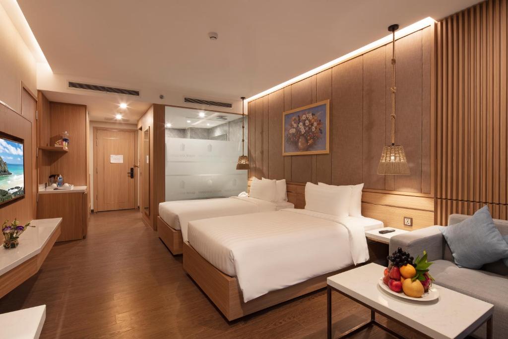Combo 4N3D KS Virgo Hotel Nha Trang: VMB khứ hồi Hà Nội - Nha Trang + Phòng Tiêu Chuẩn + Ăn sáng