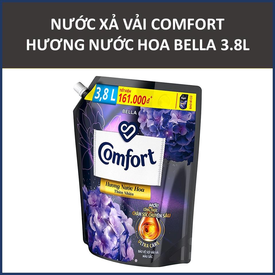 Combo 2 túi nước xả vải Comfort Nước hoa Bella khổng lồ 3.8LX2
