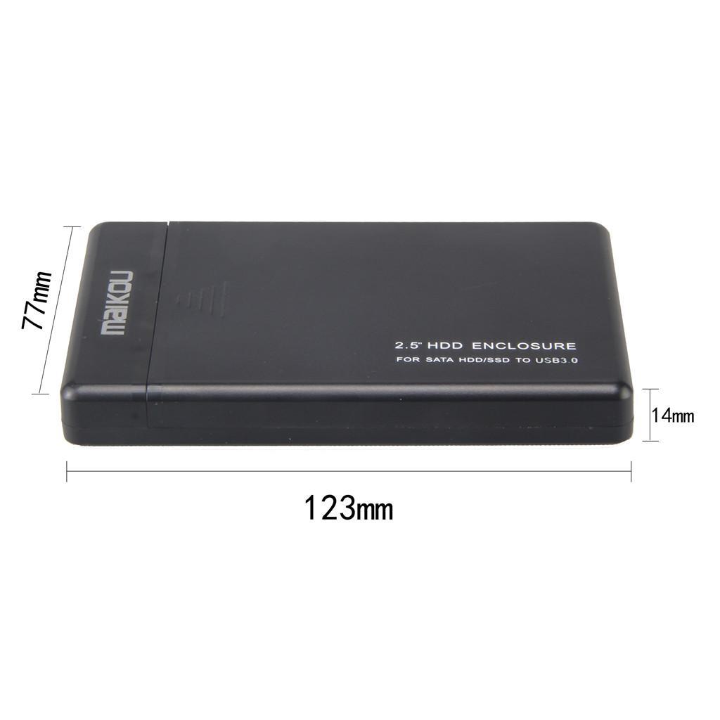 2.5 Inch USB3.0 SATA3.0 Drive Box External HDD Enclosure Case