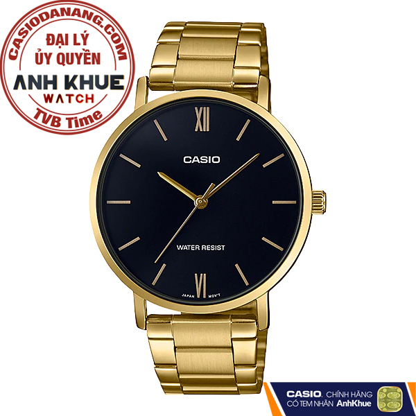 Đồng hồ nam dây kim loại Casio Standard chính hãng MTP-VT01G-1BUDF