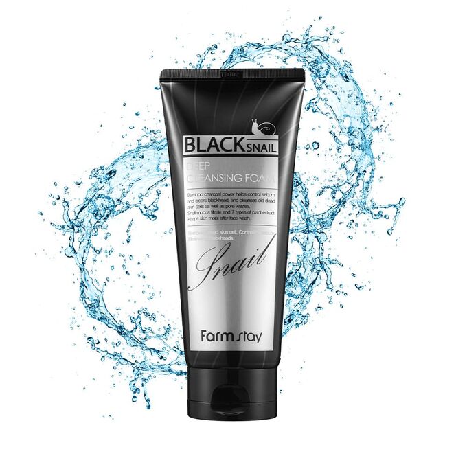 Sữa Rửa Mặt Sạch Sâu Tinh Chất Ốc Sên Đen Black Snail Deep Cleansing Foam - Hàng Chính Hãng