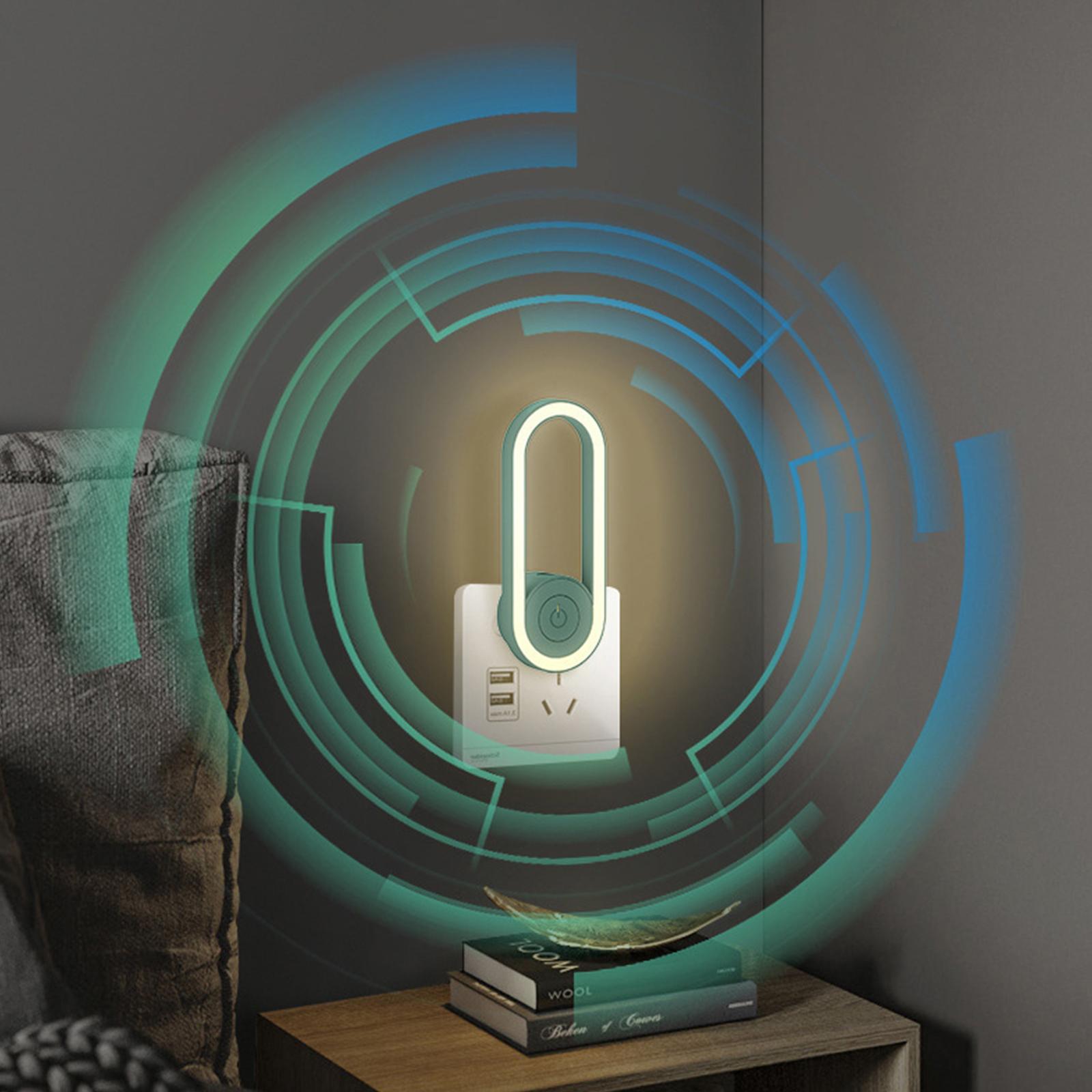 Đèn LED ban đêm chống muỗi không độc hại với siêu sóng ấm ánh sáng dịu nhẹ
