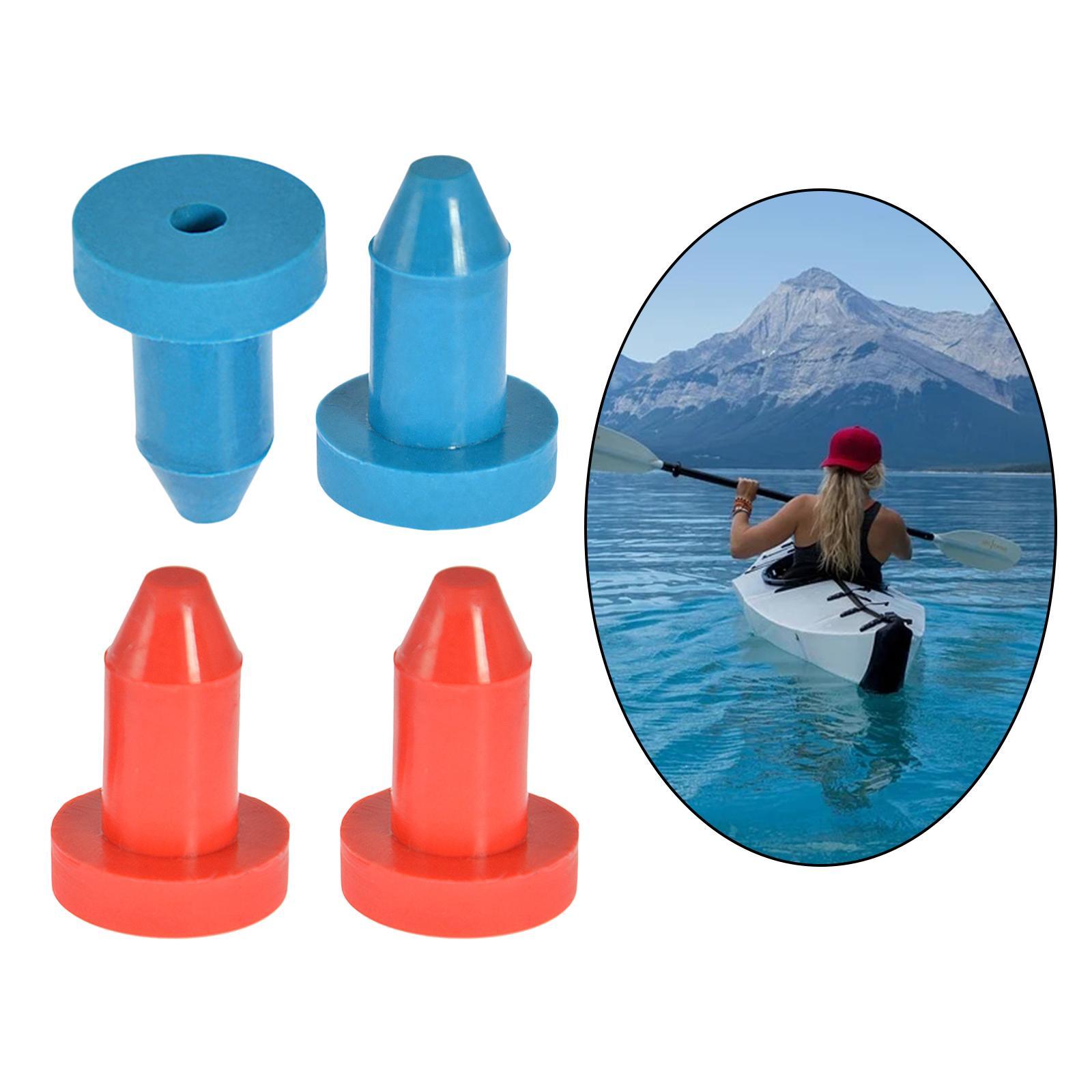 4 Piece Kayak Drain Scupper Stoppers for Pedal Boats Replaces