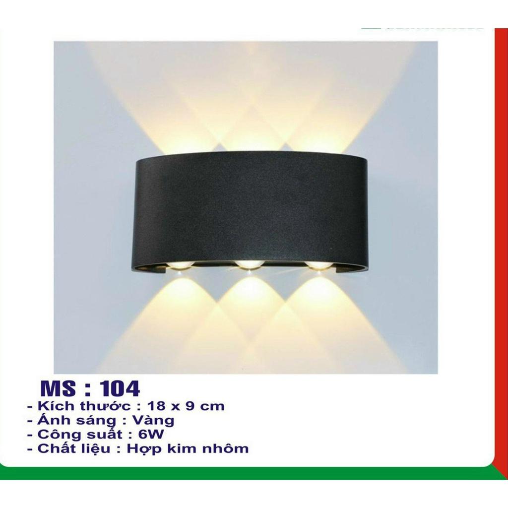 Đèn led tia, đèn tường, đèn cầu thang 6 tia 8 tia, ánh sáng êm dịu