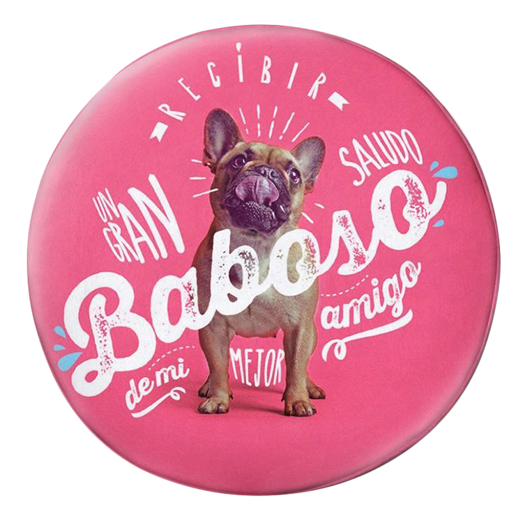 Gối tròn Chó Pug Baboso - GOAA052