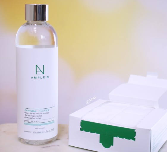 Nước hoa hồng làm sạch, se khít lỗ chân lông Ample:N Purifying Toner 600ml