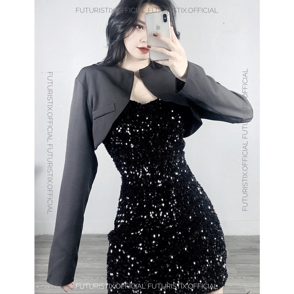Áo khoác croptop FuturistiX siêu chất ak186