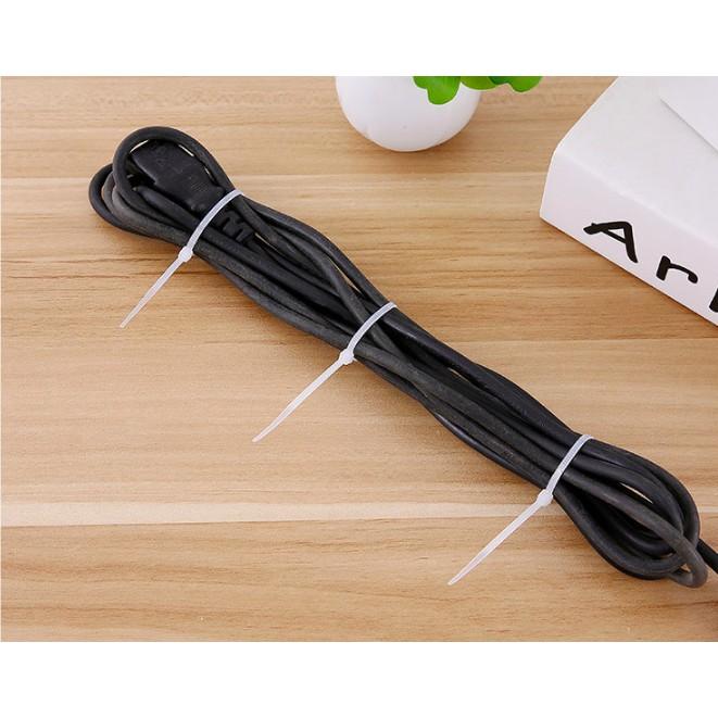 100 Dây Thít,Dây Rút,Lạt Nhựa 10 Cm Siêu Tiện Lợi