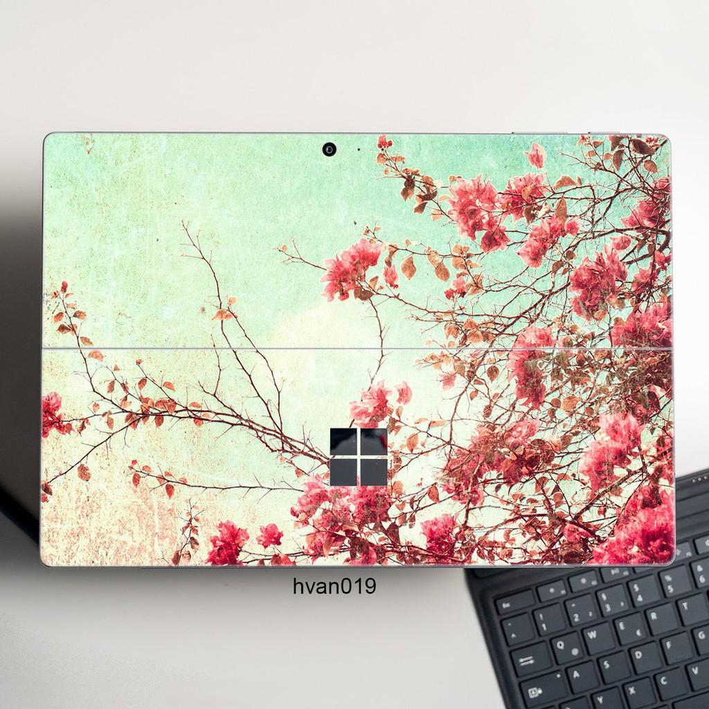 Skin dán hình Hoa văn x04 cho Surface 3 2015; Go, Go 2, Go 3; Pro 2 3 4 5 6 7 8 X