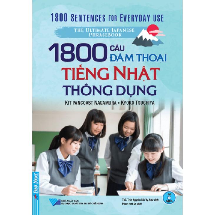 Sách - 1800 Câu Đàm Thoại Tiếng Nhật Thông Dụng - First News