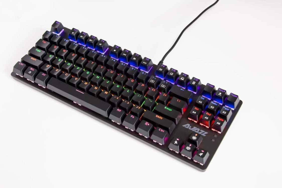 Bàn phím cơ Ajazz AK40 RGB TKL - Hàng chính hãng