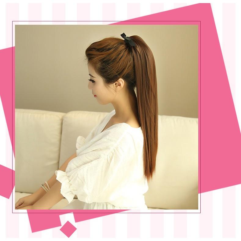 Tóc cột đuôi thẳng 50cm