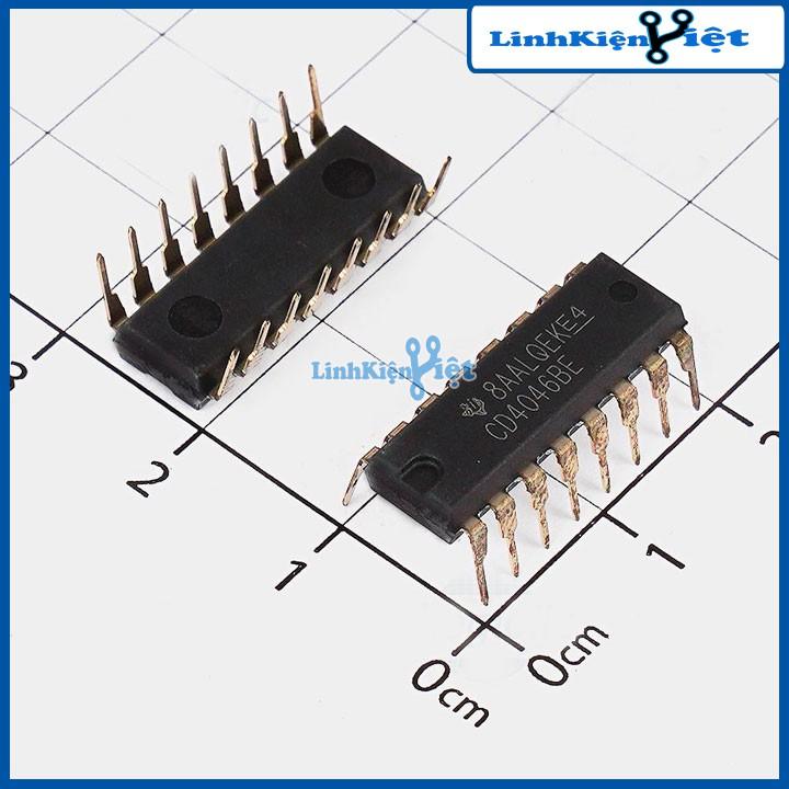 IC chức năng CD4046 16P hai loại CD4046BE, CD4046BM