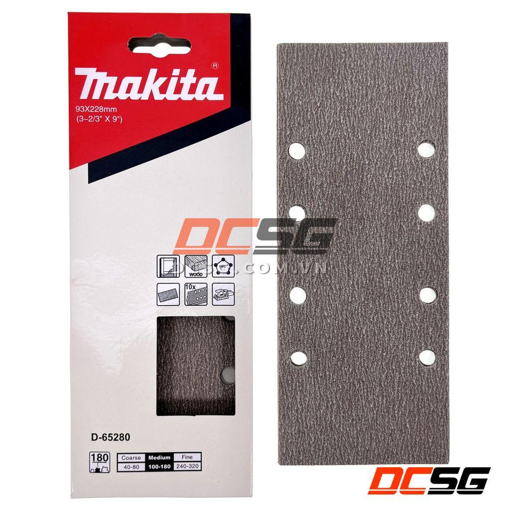 Giấy chà nhám cho gỗ 93x228mm Makita 10 tờ/ bộ