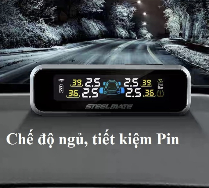 Cảm biến áp suất lốp van ngoài E3 ( BH1 năm )