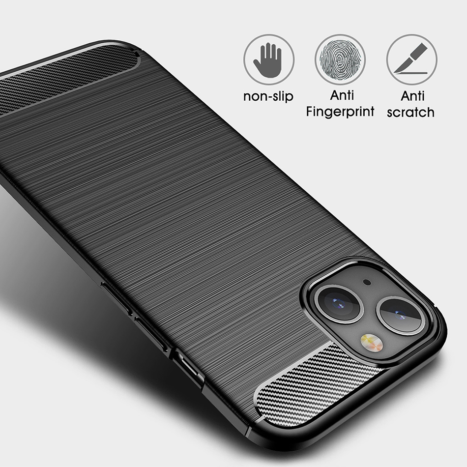 Ốp lưng chống sốc vân kim loại cho iPhone 14  hiệu Likgus  - Hàng nhập khẩu