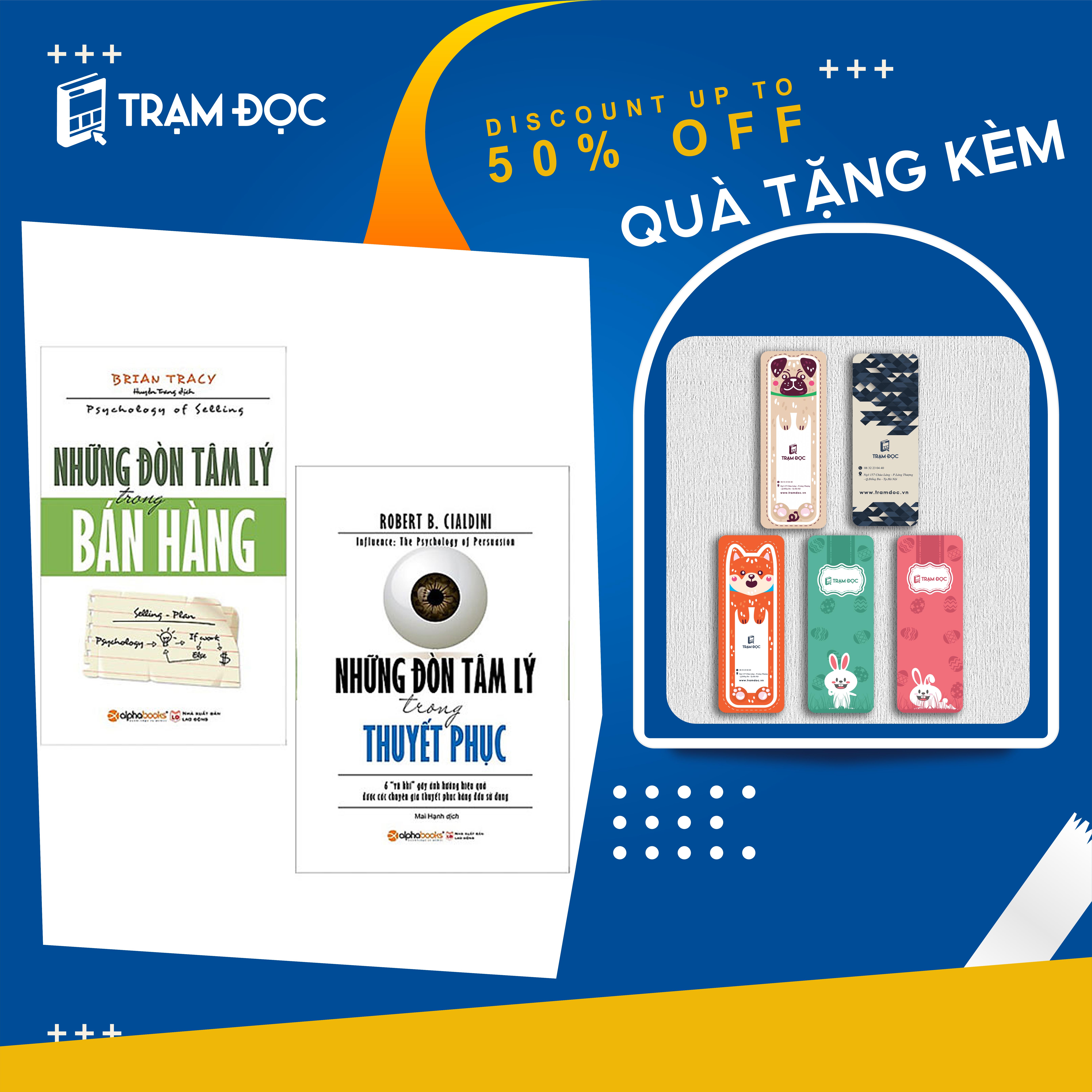 Trạm Đọc Official Combo Những Đòn Tâm Lý Trong Bán Hàng Và Những Đòn Tâm Lý Trong Thuyết Phục - Mới Nhất