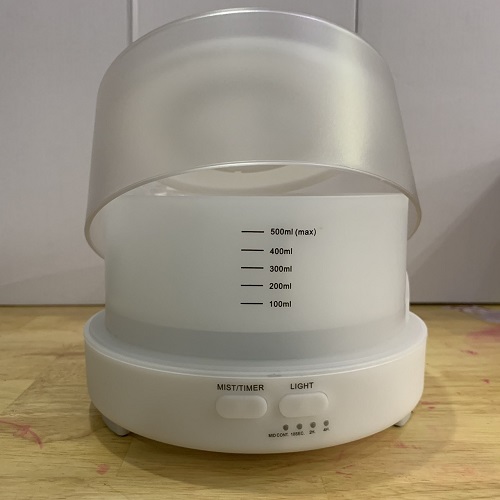 Máy khuếch tán tinh dầu trụ tròn 7 màu 500ml