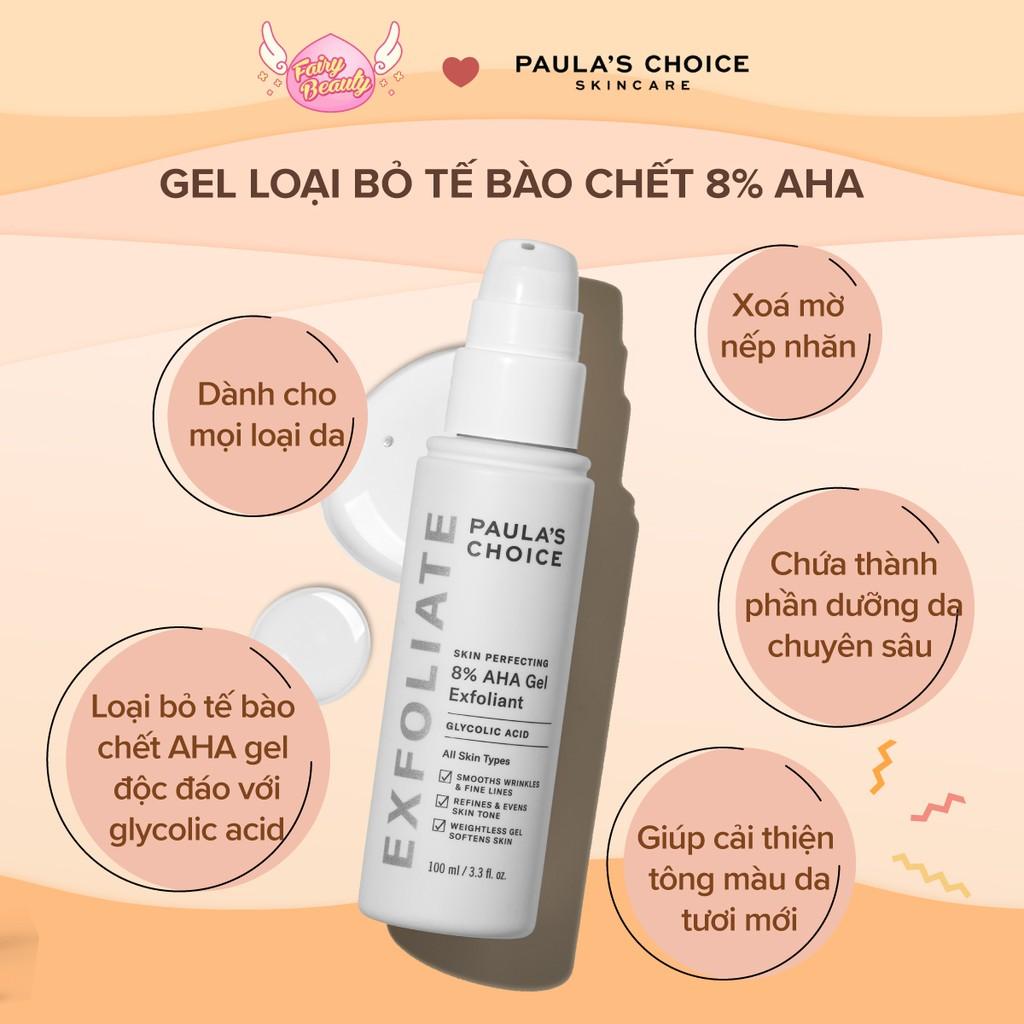 Gel Tẩy Tế Bào Chết Cho Da Dầu Paula's Choice Skin Perfecting 8% AHA Gel Exfoliant