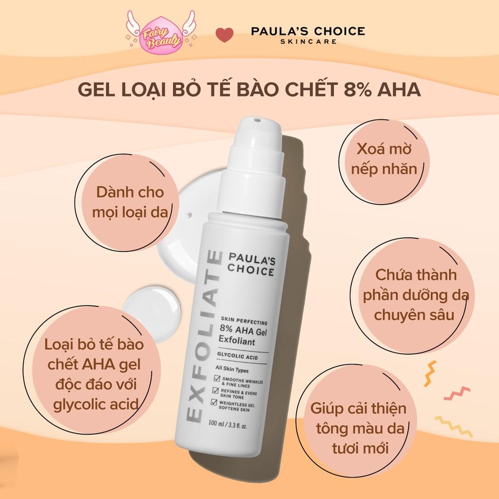 Gel Tẩy Tế Bào Chết Cho Da Dầu Paula's Choice Skin Perfecting 8% AHA Gel Exfoliant  (Mã 1900)