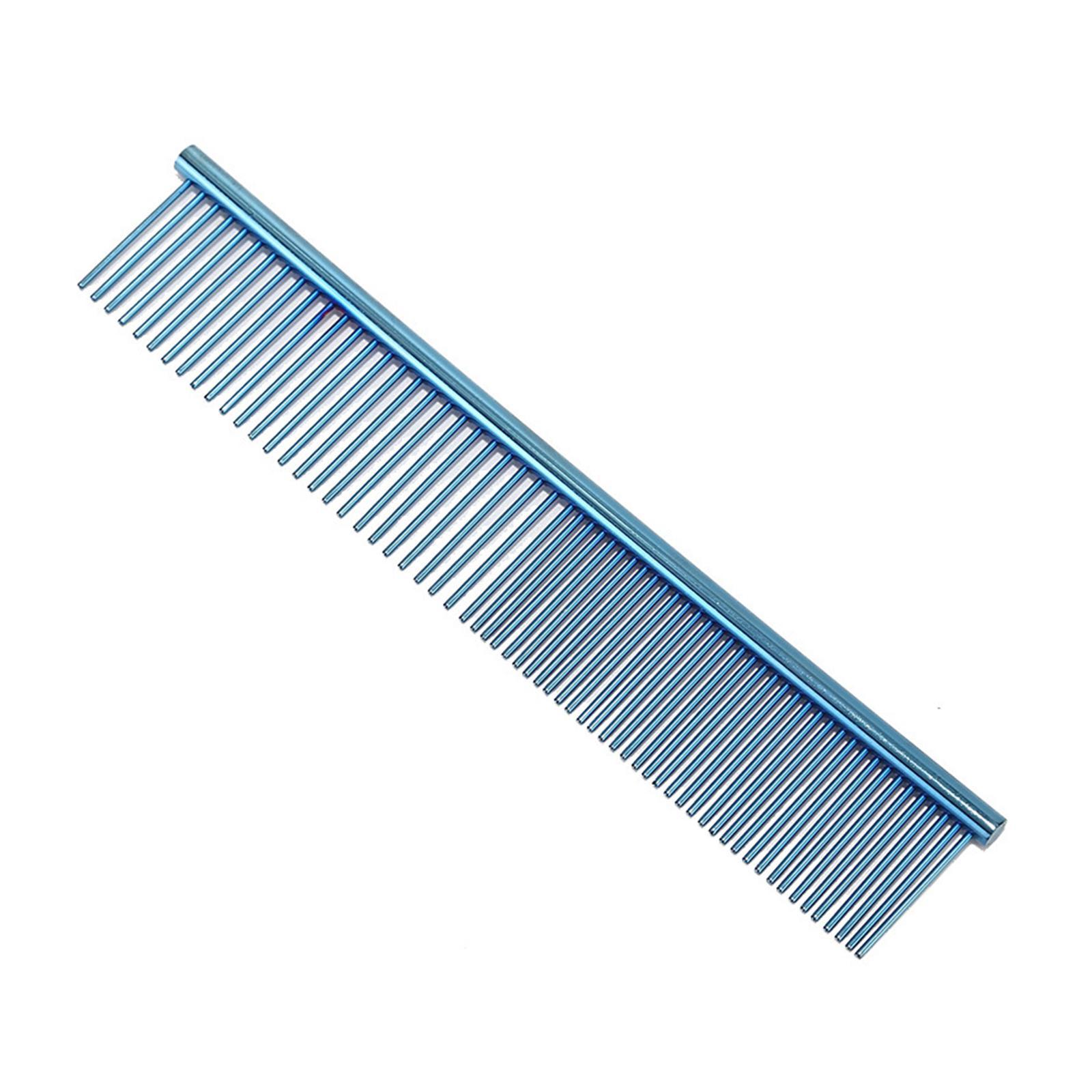 Dog Comb Cat Comb Shedding for Removing Tangles and Knots Pet Blue