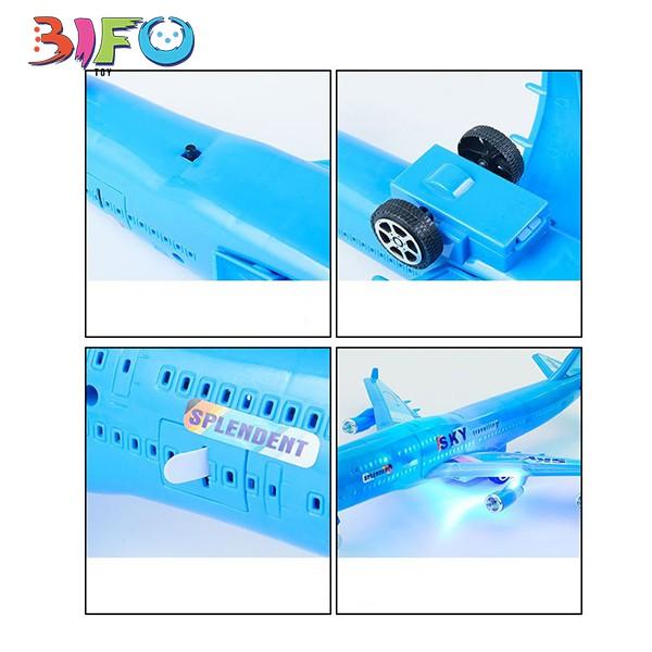 Đồ chơi trực thăng, máy bay lắp ráp chở khách, có đèn phát sáng mới lạ