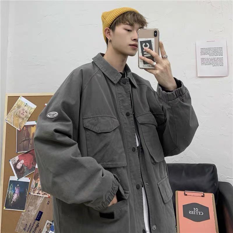 Áo Khoác Kaki bomber