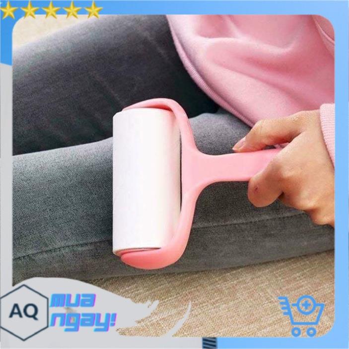 Cây Lăn Bụi Làm Sạch Quần Áo, Chăn Màn, Ga Giường, Lông Thú Cưng Cầm Tay Tiện Dụng