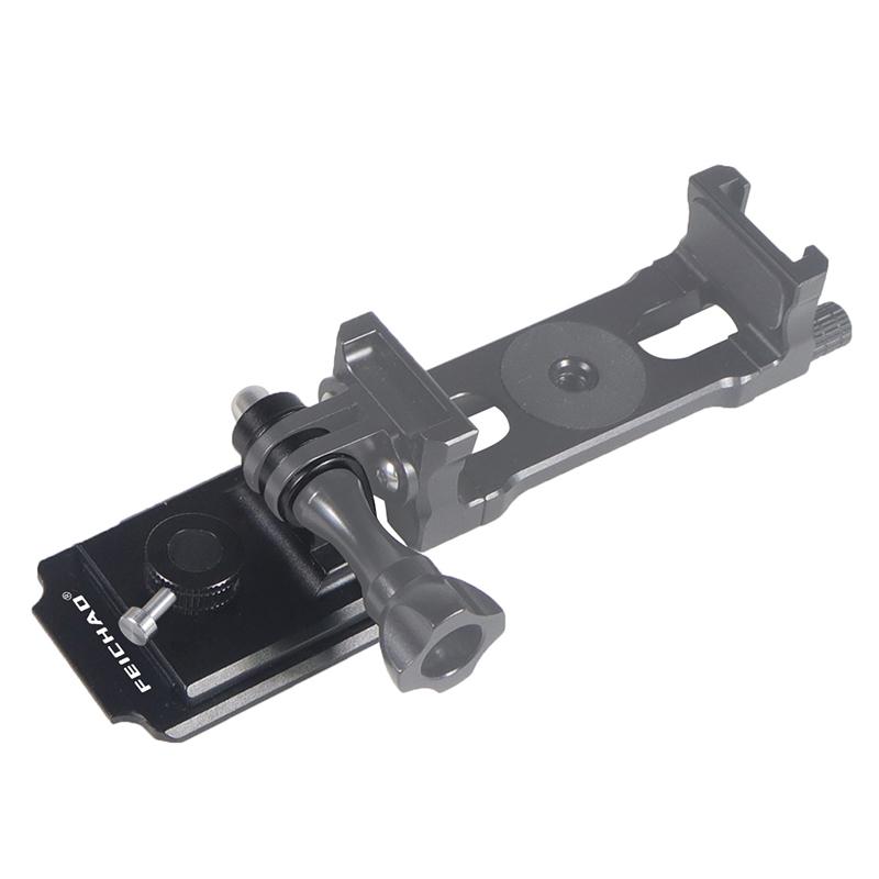 Mũ bảo hiểm xe máy bằng hợp kim nhôm Cố định đế gắn bộ chuyển đổi cho NVG cho GoPro 11/10 cho DJI Action /Insta360 Camera thể thao