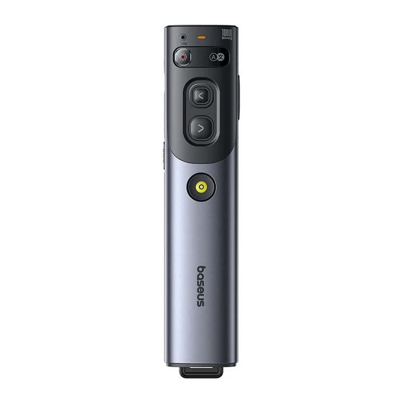 Bút Trình Chiếu Thông Minh Baseus Orange Dot AI Voice (AI-Powered Voice-to-Text, Dual-Laser, 2.4G &amp; Bluetooth Connection, 100m Laser Distance) Hàng chính hãng
