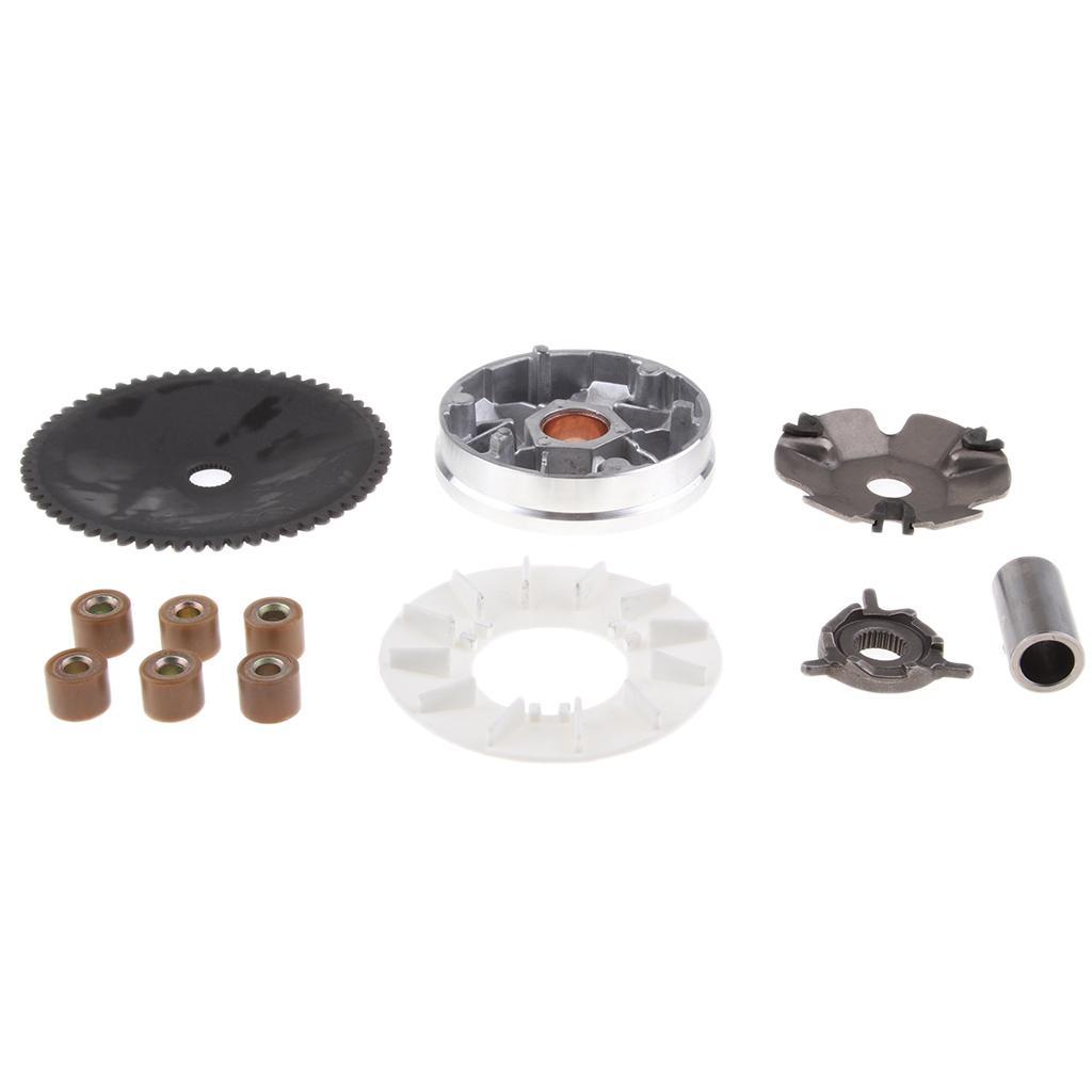 Roller Fan Clutch Variator for GY6 49 50cc Engine Scooter Moped ATV GO KART
