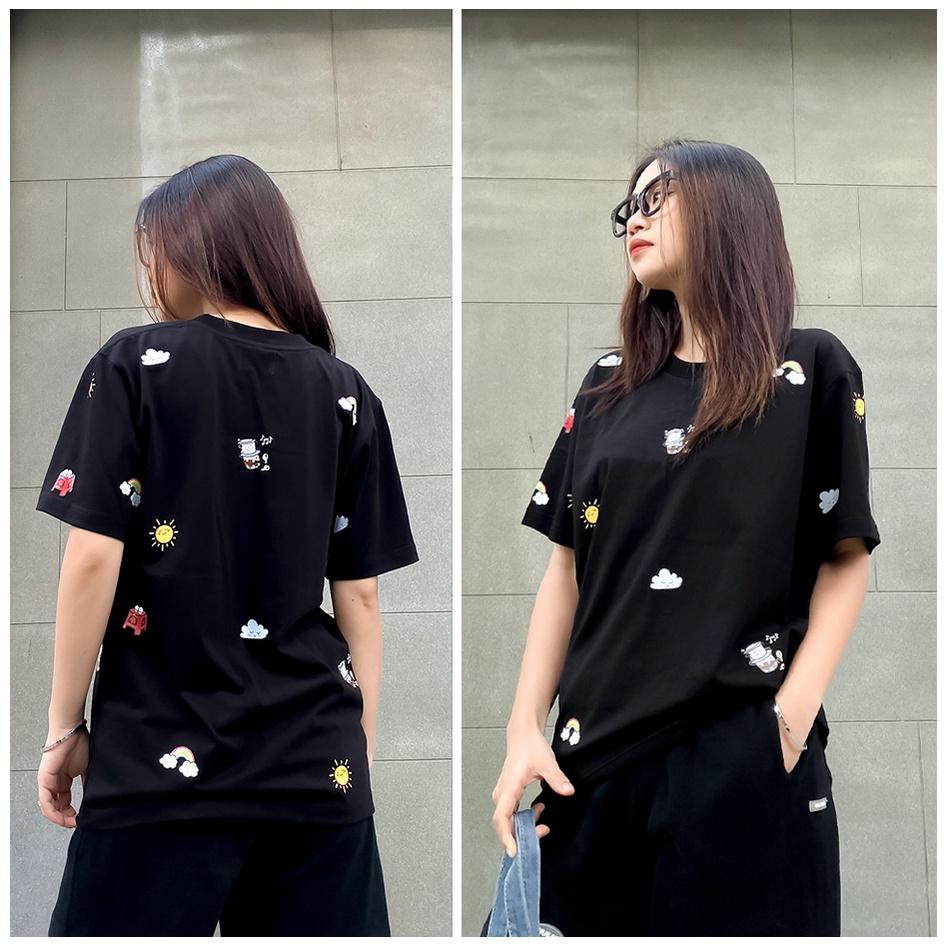Áo thun unisex in toàn thân Lazy Pattern CAO CẤP form basic 100% cotton vải dày, không xù lông SOUL OF A NATION