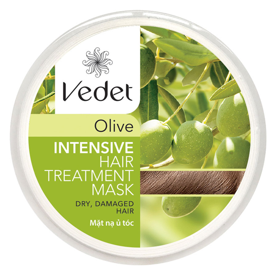 Mặt Nạ Ủ Tóc Olive Suôn mượt Vedette (110g)