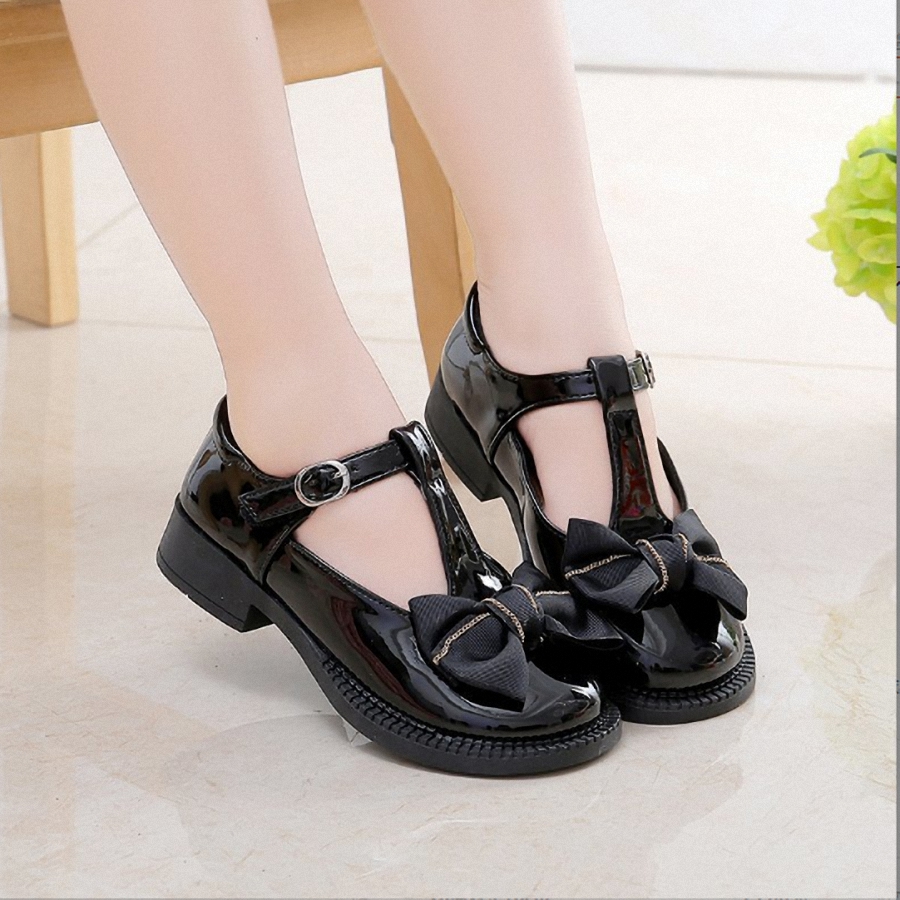Giày búp bê da bóng bé gái phong cách hàn quốc GB247