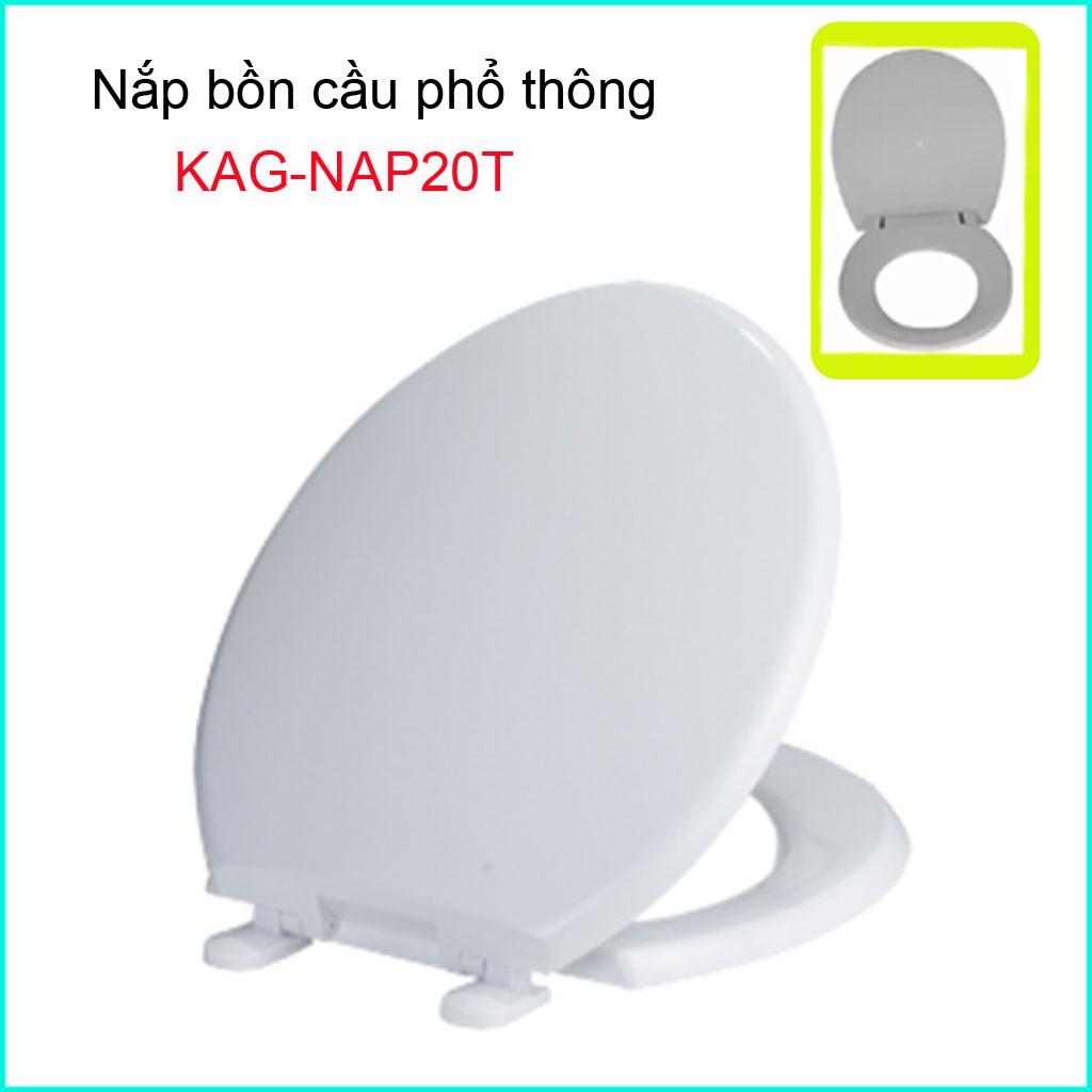 Nắp đậy bàn cầu màu trắng nắp bồn cầu KAG-NAP20