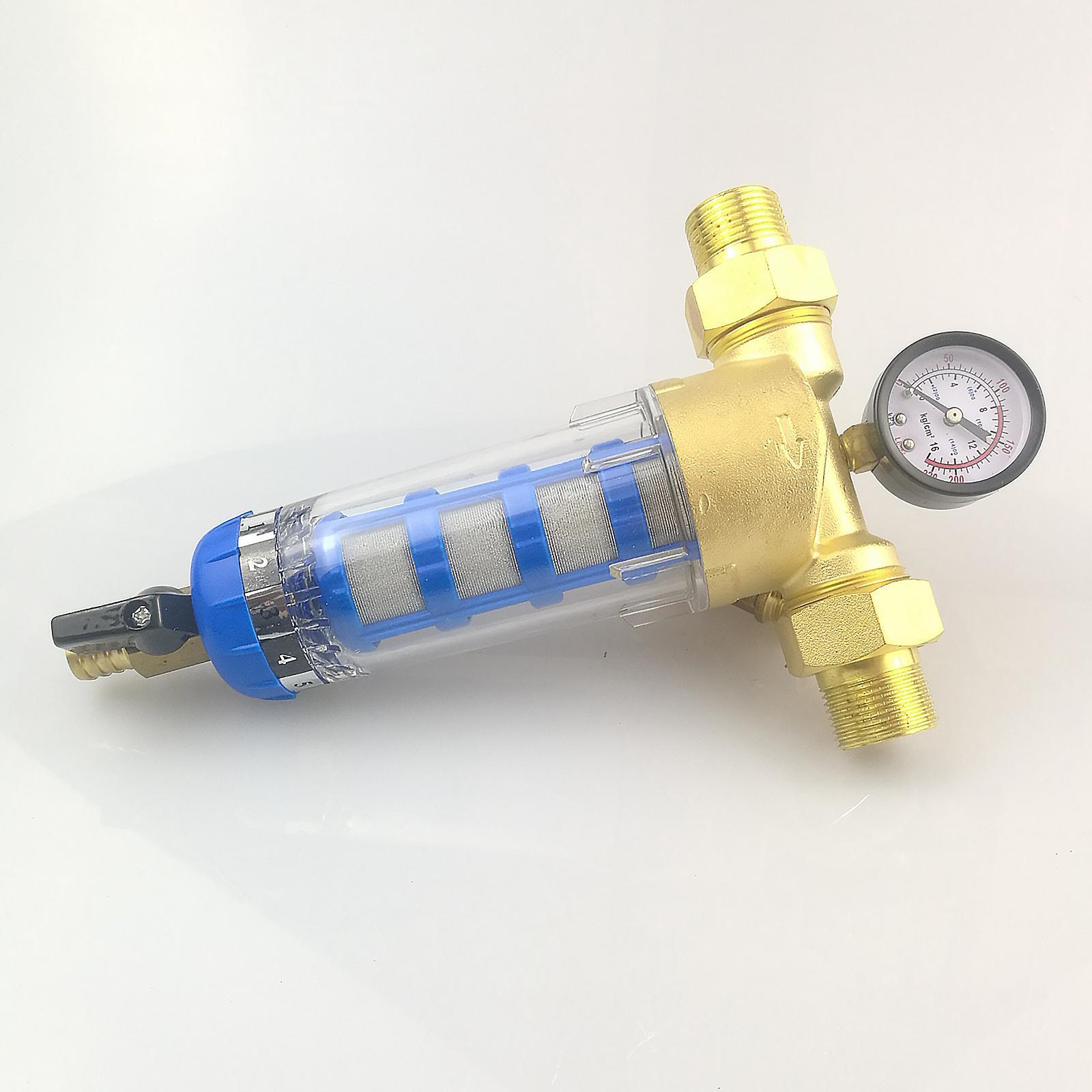 Household Mesh Down Water Filter System Sediment Water Filter 1/2inch