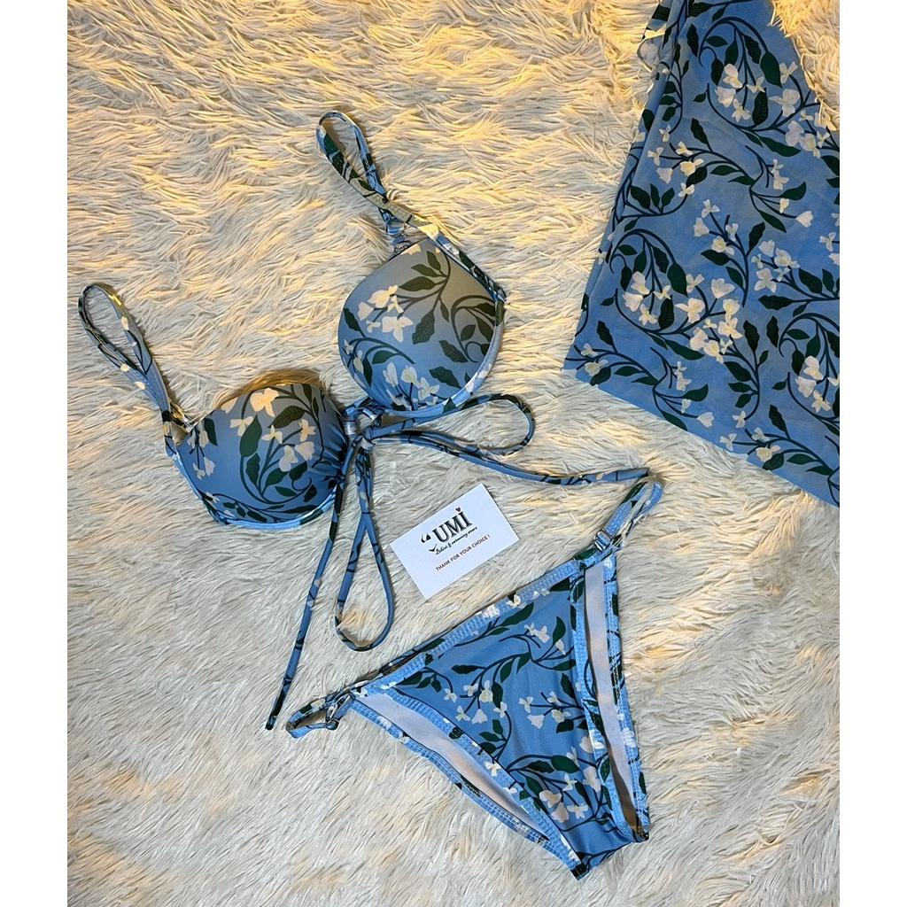 BIKINI 2 MẢNH KÈM KHĂN CHOÀNG CAO CẤP