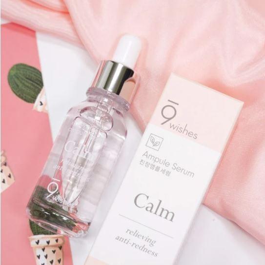 Tinh chất làm dịu da 9 Wishes Calm Ampule Serum Hàn Quốc 25ml