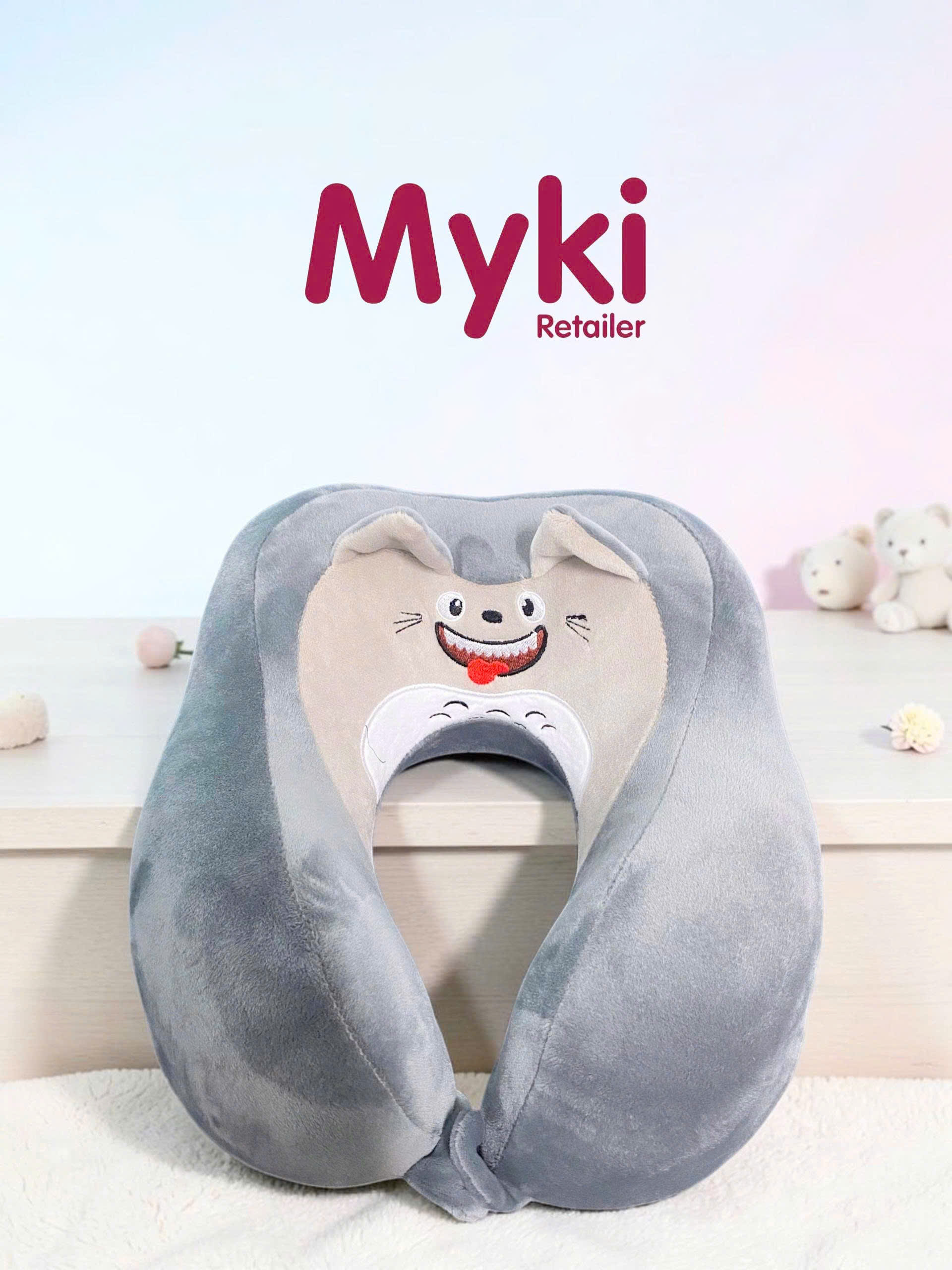 Gối Chữ U Du Lịch Cao Cấp – Gối Kê Cổ Êm Mịn, Chống Mỏi Vai Gáy, Nhẹ Tiện Lợi