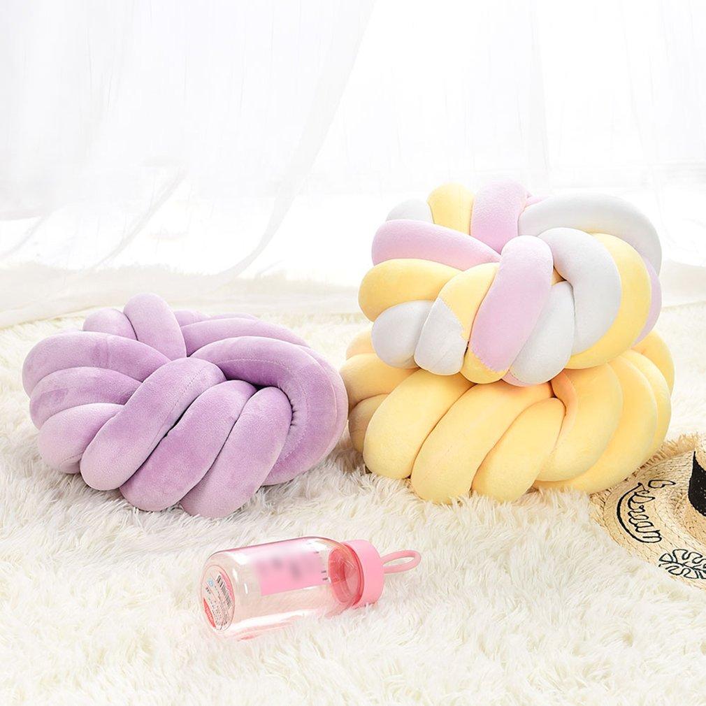 Sáng Tạo Bắc Âu Handmade Sang Trọng Thắt Nút Áo Gối Sofa Giường Ngủ Đệm Tựa Lưng Văn Phòng Đệm Trẻ Em Trang Trí Phòng Ngủ Đệm