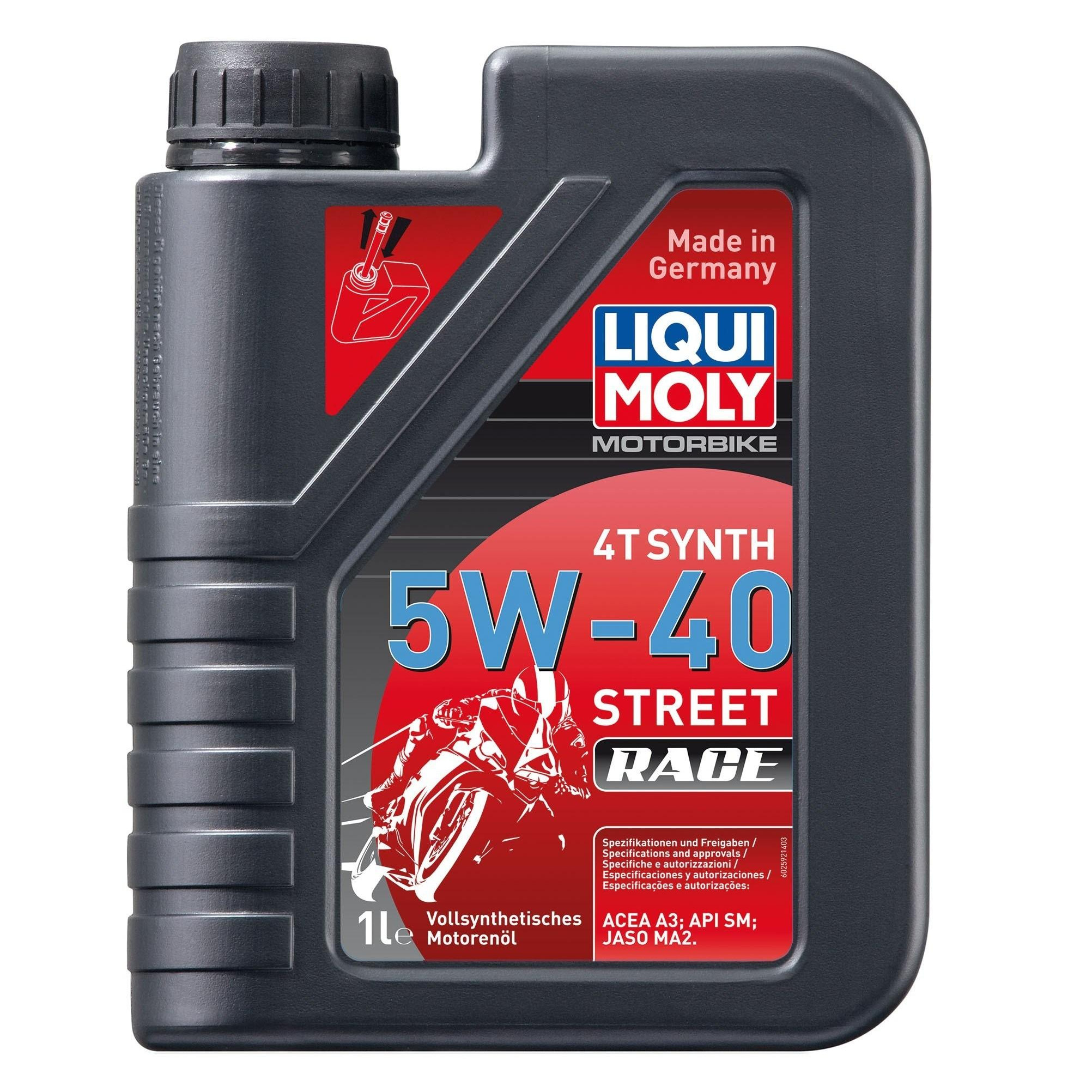 NHỚT CHO XE MÁY DÒNG RACE - MOTORBIKE 4T SYNH 5W-40 RACE  2592 1 LÍT