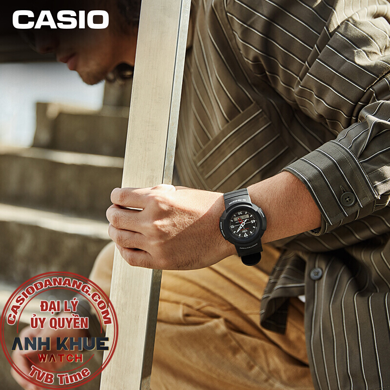 Đồng hồ nam dây nhựa Casio G-Shock chính hãng AW-500E-1EDR (47mm)