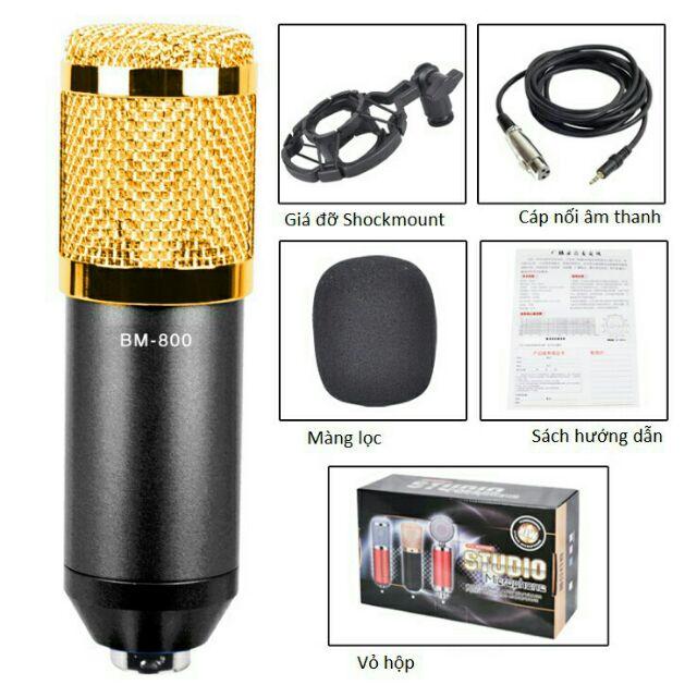 Mic thu âm chuyên nghiệp BM800